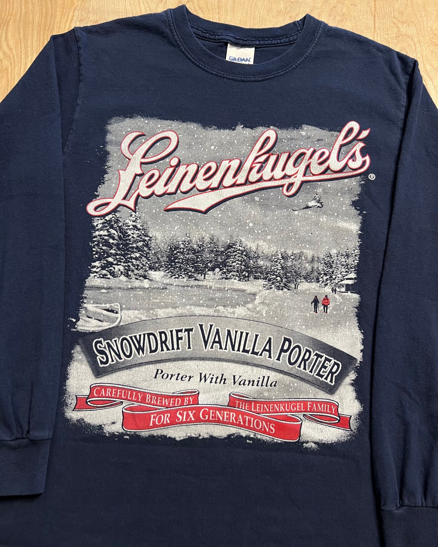 2000's Leinenkugels Snowdrift Vanilla Porter Long Sleeve Shirt