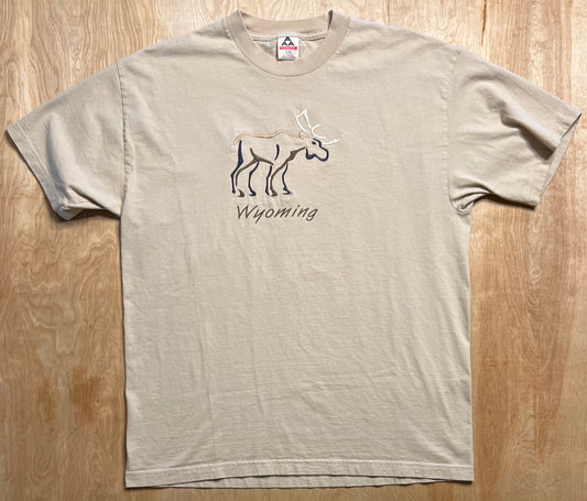 1990's Wyoming Moose T-Shirt