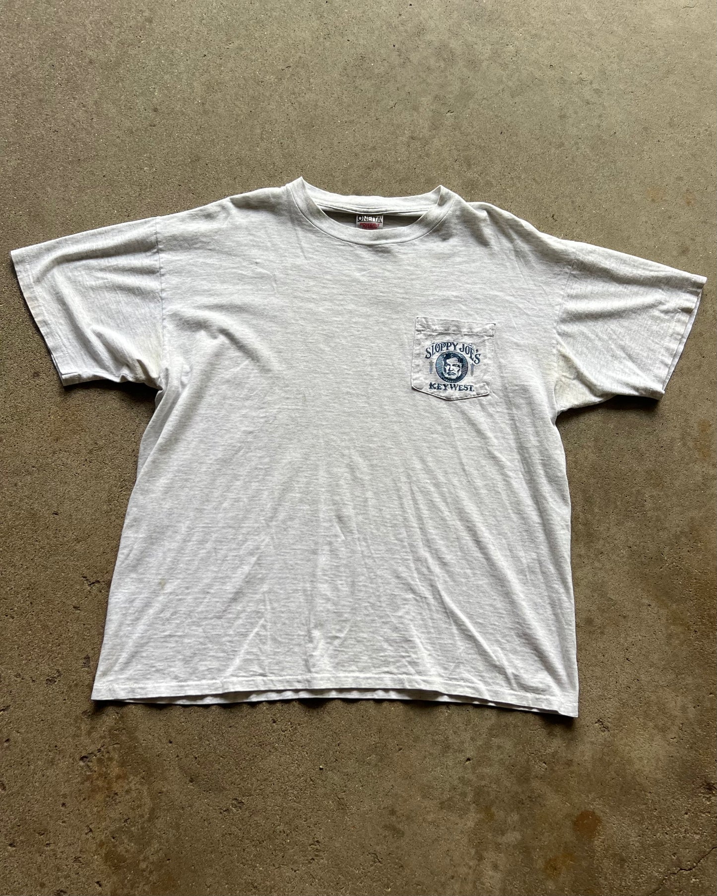 1990's Sloppy Joe's Key West Single Stitch Pocket T-Shirt