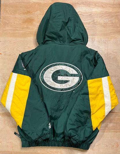 1990's Green Bay Packers Pro Line Starter Pullover Puffer