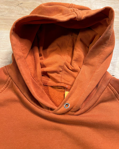 Vintage Distressed Orange Nike Mini Swoosh Hoodie