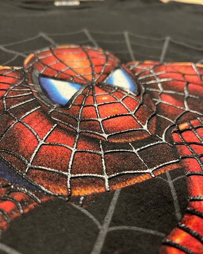 Early 2000's Spider Man Movie Promo T-Shirt w/ 3D Print