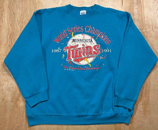 1991 Minnesota Twins World Series Champions Crewneck