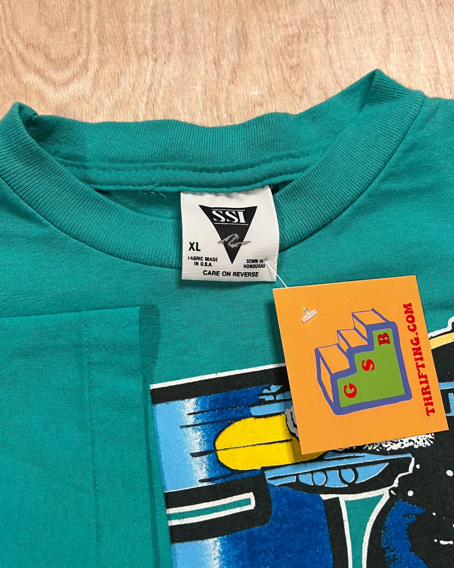 1992 Thunder Island "Roll" Single Stitch Rollerblading T-Shirt