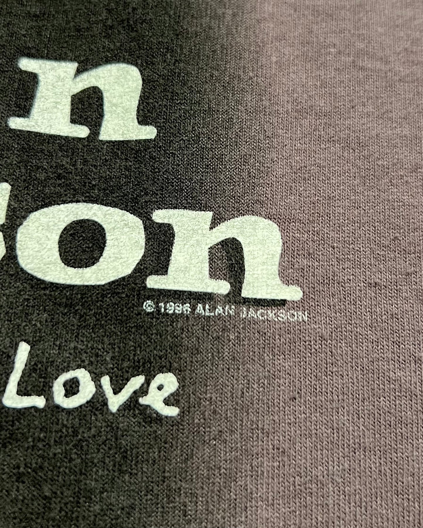 1996 Alan Jackson "Everything I Love" Tour T-Shirt