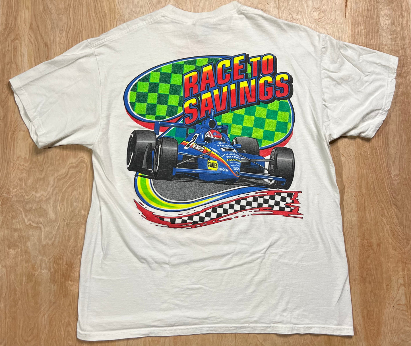 1990's Team Menard "Race to Savings" T-Shirt