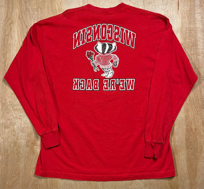 2000 Wisconsin Badgers Rose Bowl Front and Back Long Sleeve Shirt