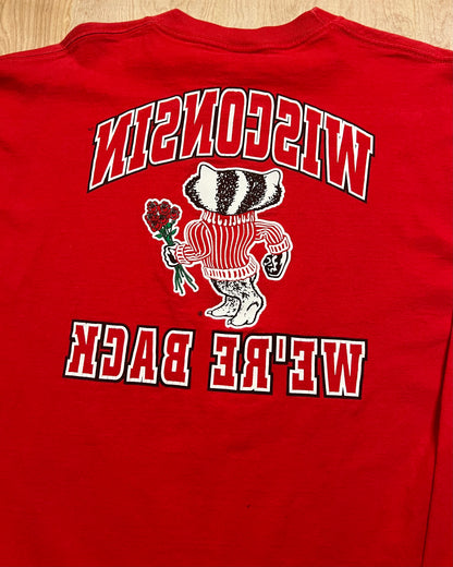 2000 Wisconsin Badgers Rose Bowl Front and Back Long Sleeve Shirt