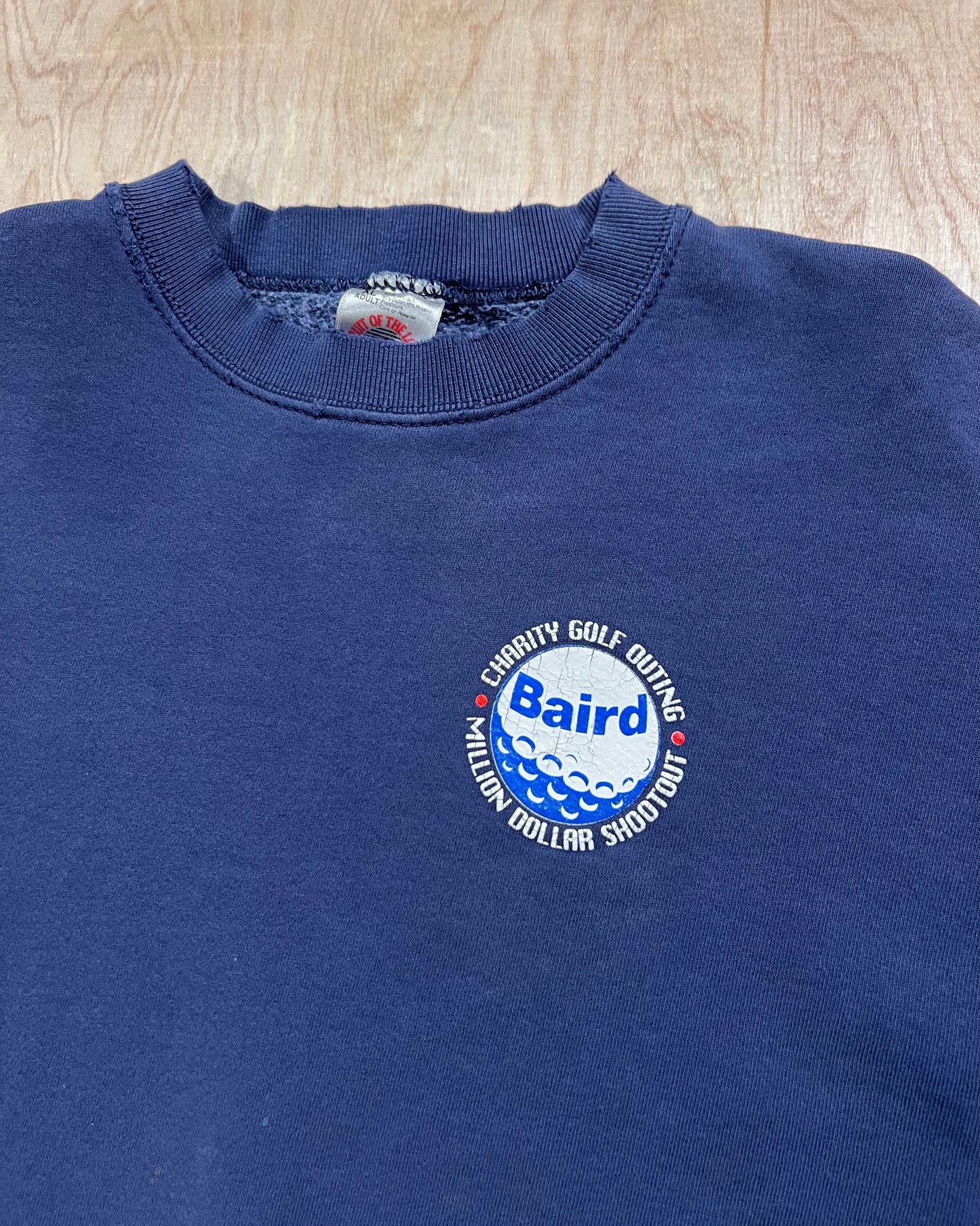 Early 1990's Faded and Distressed Charity Golf Outing Crewneck