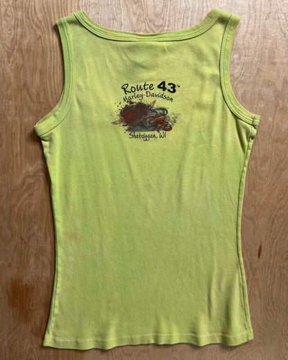 2008 Harley Davidson Route 43 Wisconsin Tank Top