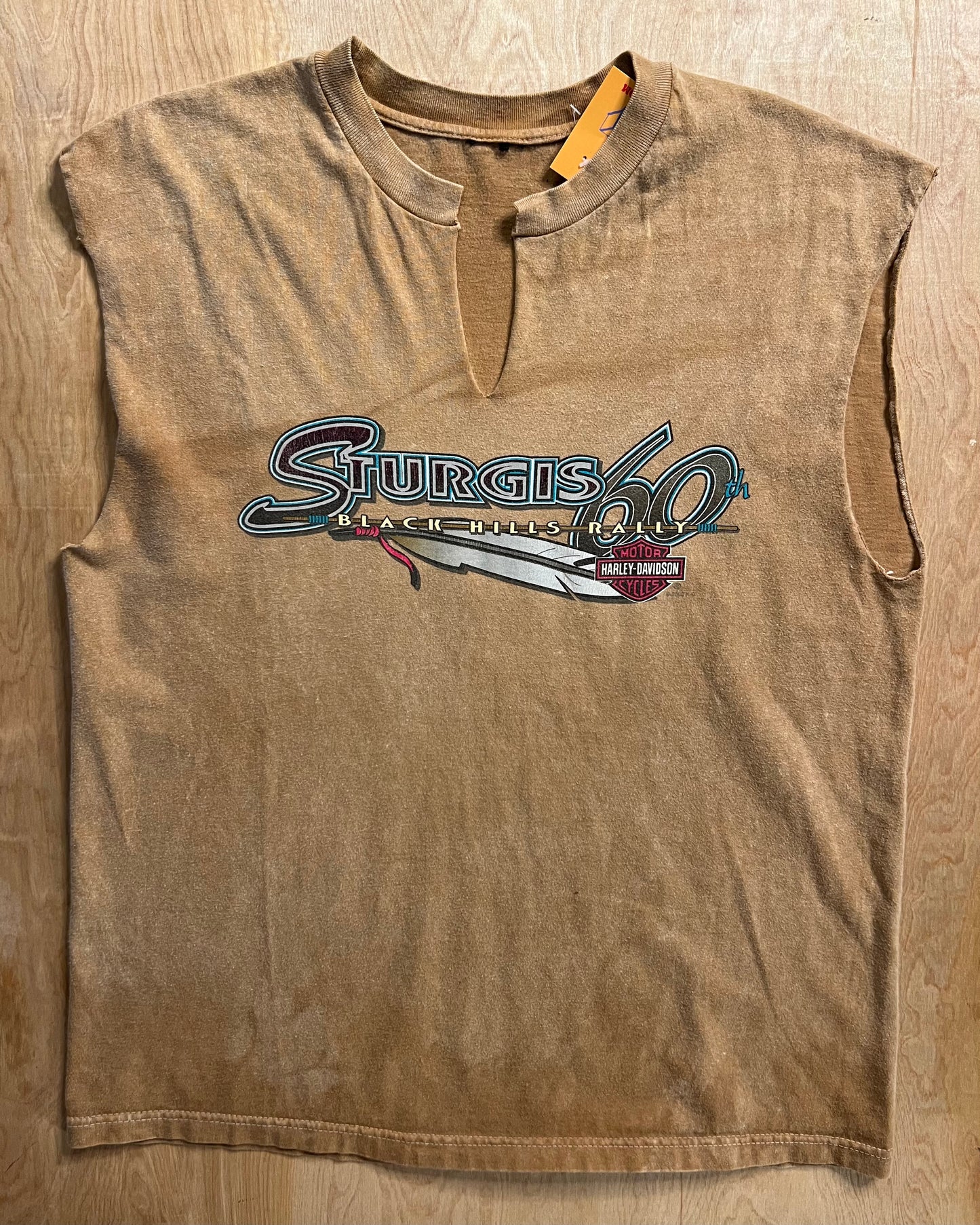 2000 Harley Davidson Sturgis 60th Anniversary Chopped Tank Top