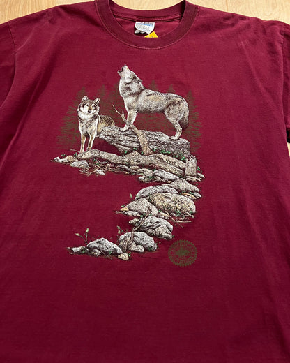 1990's Faded American Outdoors Wolf Pack T-Shirt