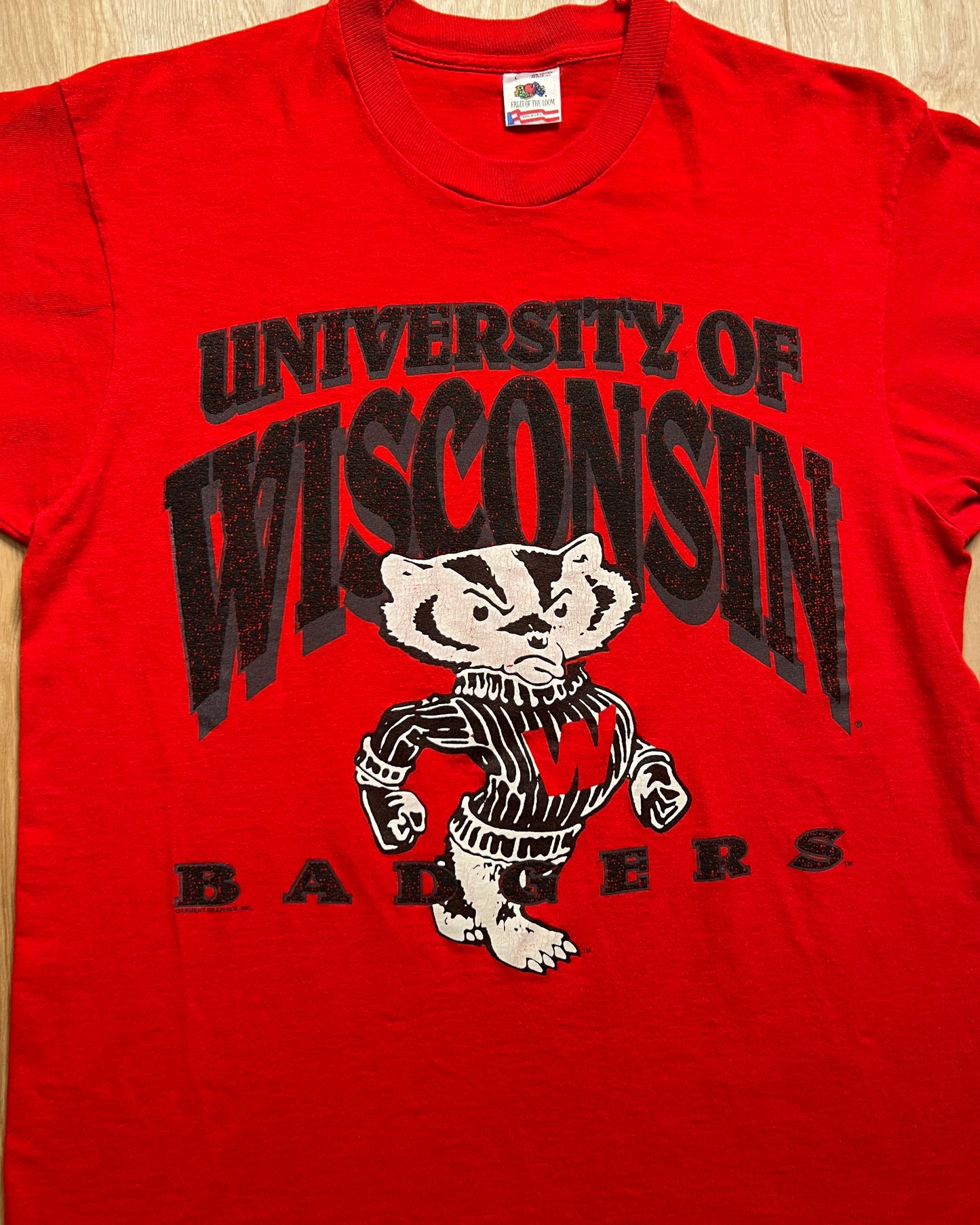 1990's University of Wisconsin Badgers Single Stitch T-Shirt