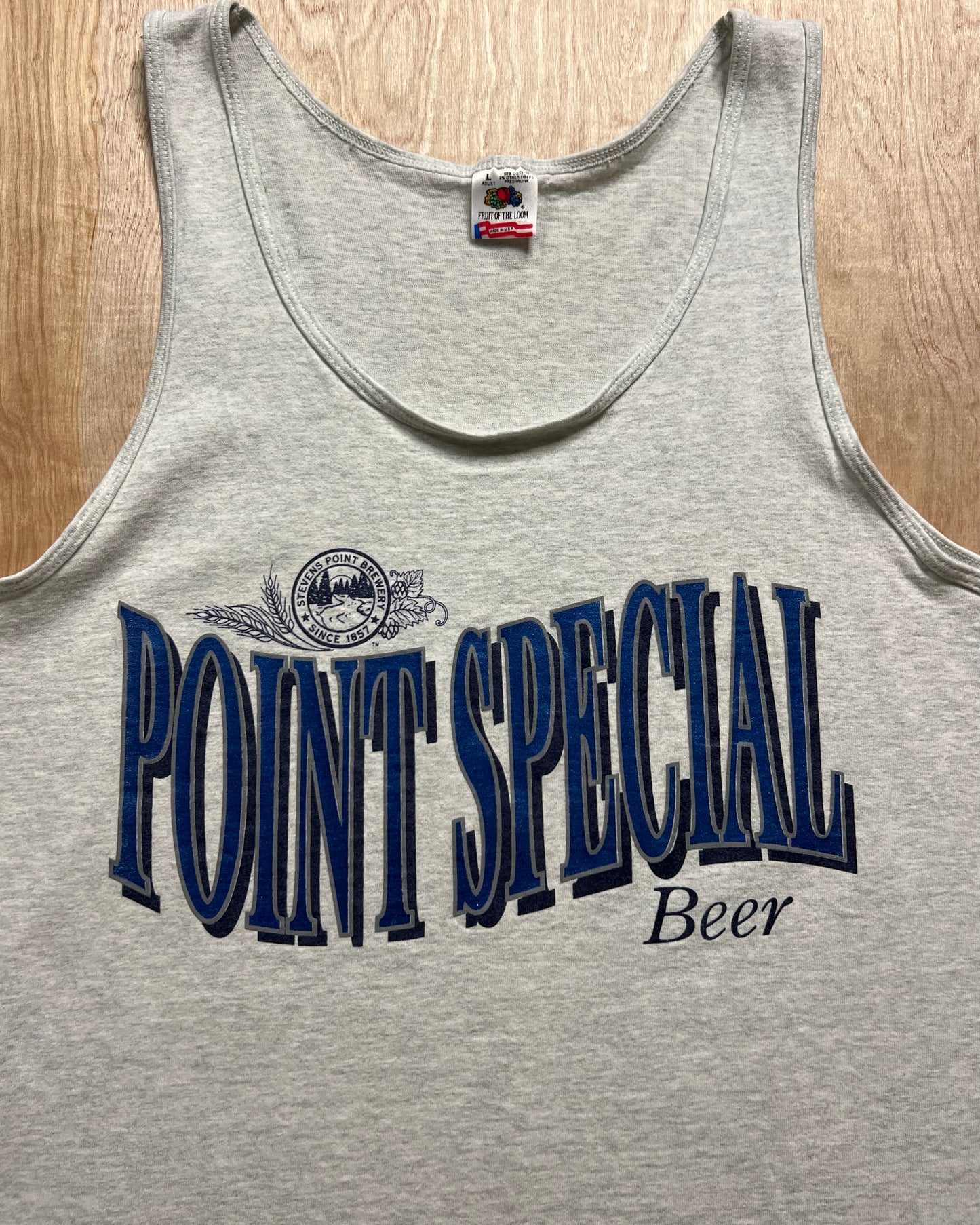 1990's Stevens Point Brewery "Point Special Beer" Tank Top