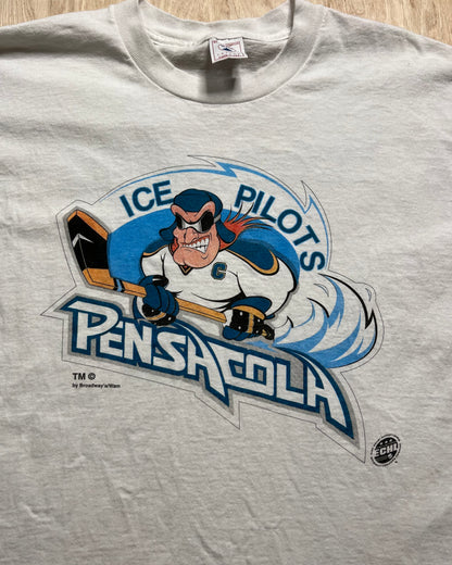 1990's Ice Pilots Pensacola Hockey T-Shirt