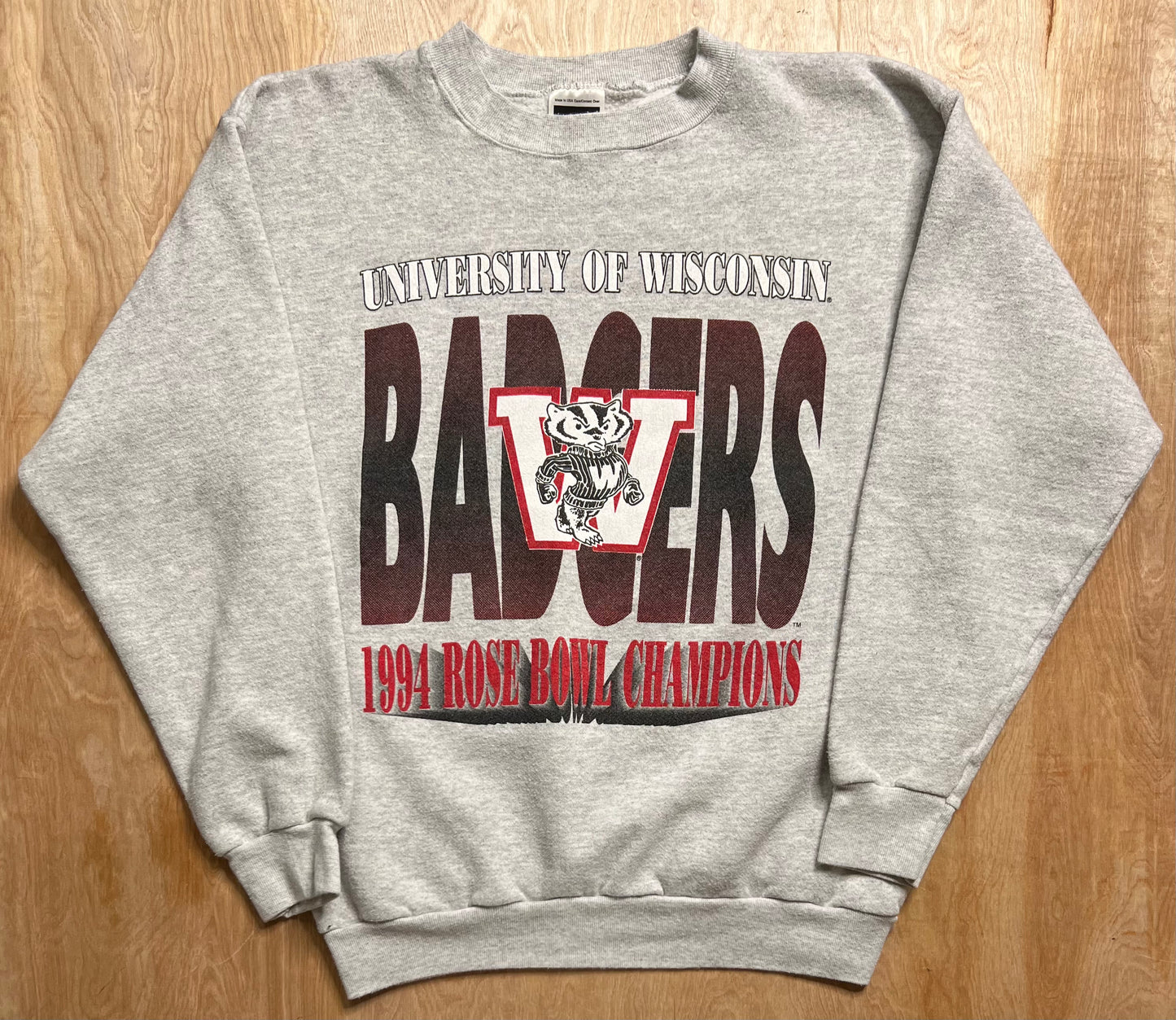 1994 Wisconsin Badgers Rose Bowl Champions Crewneck