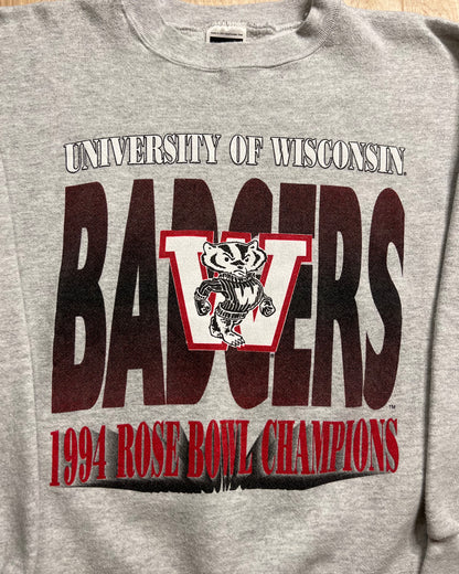 1994 Wisconsin Badgers Rose Bowl Champions Crewneck