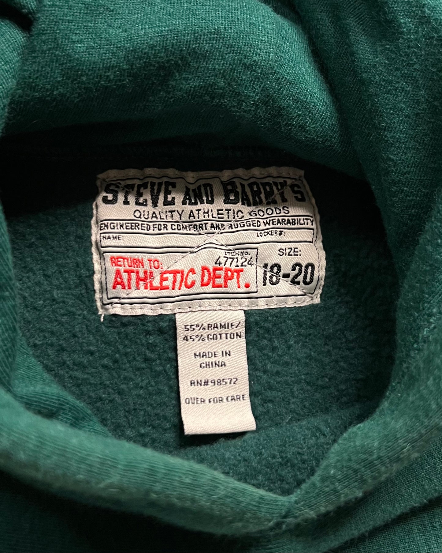 Vintage Michigan State Steve and Barry's Hoodie