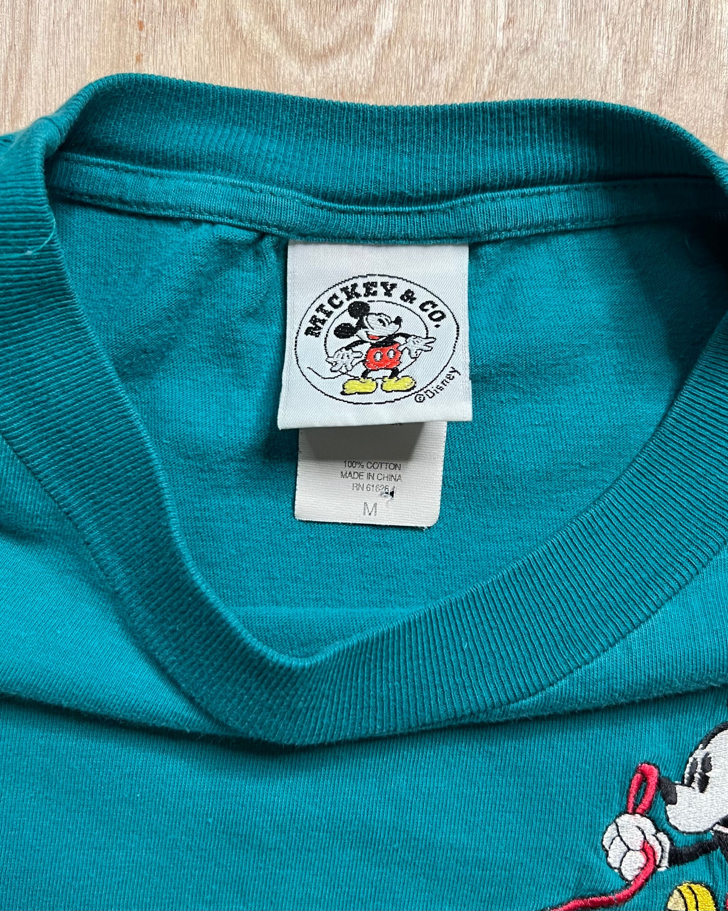 1990's Mickey Mouse x Pluto Pocket T-Shirt