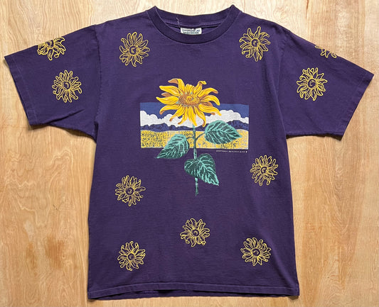 1990's Northern Reflections Sunflower Single Stitch T-Shirt