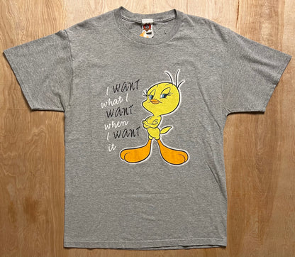 Vintage Tweety Bird "I Want What I Want, When I want It" T-Shirt