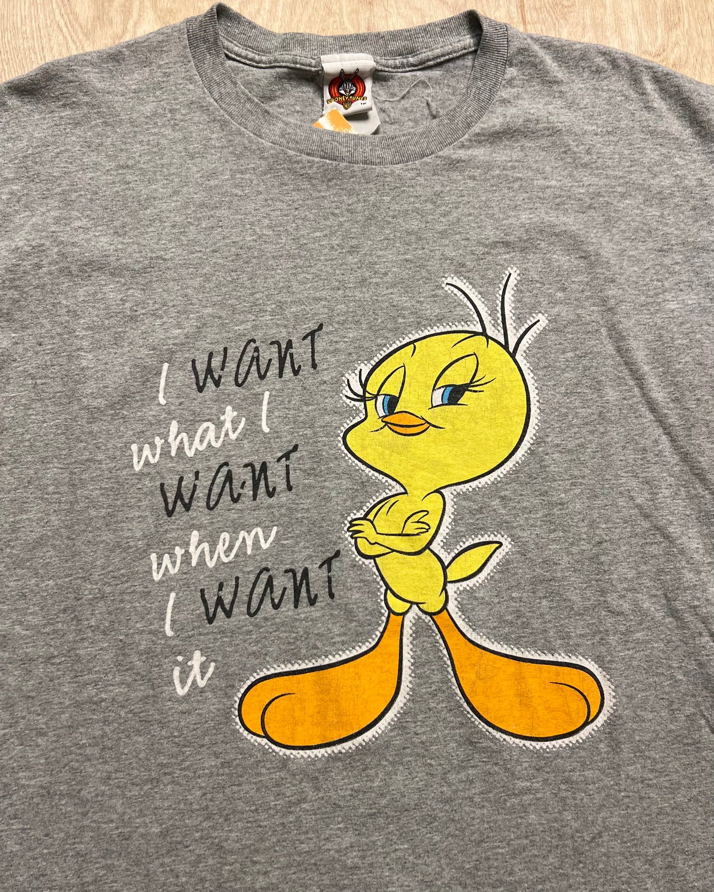 Vintage Tweety Bird "I Want What I Want, When I want It" T-Shirt