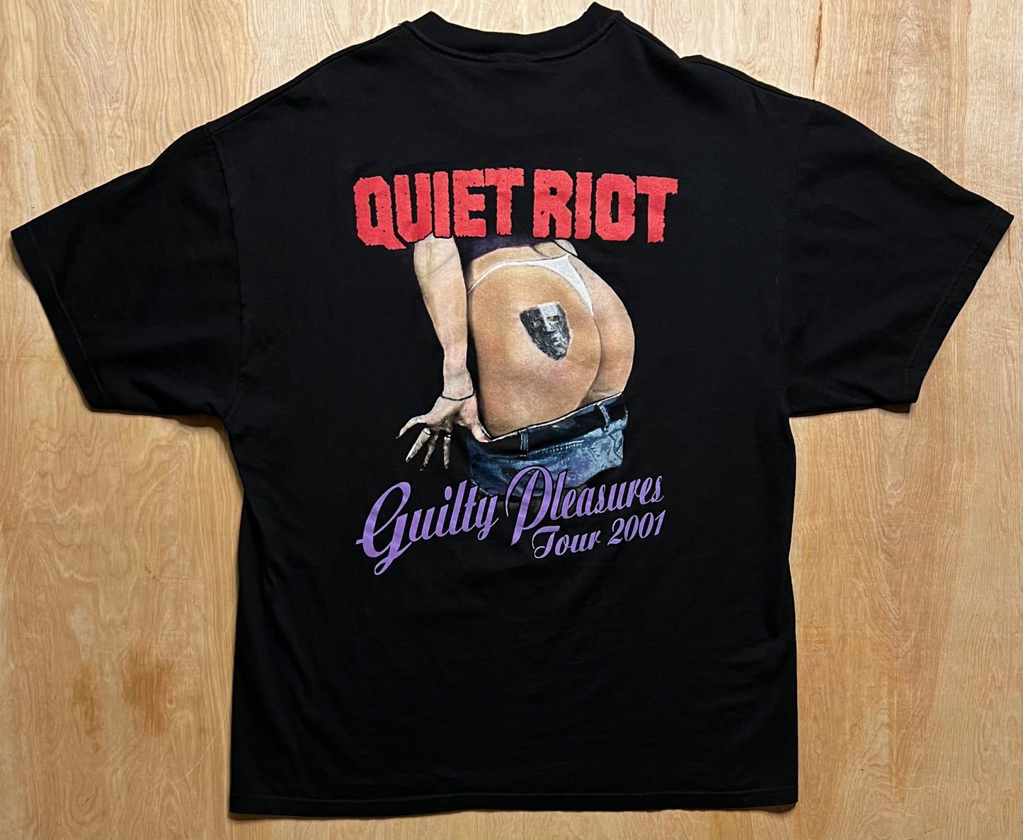 2001 Quiet Riot Guilty Pleasures Tour T-Shirt