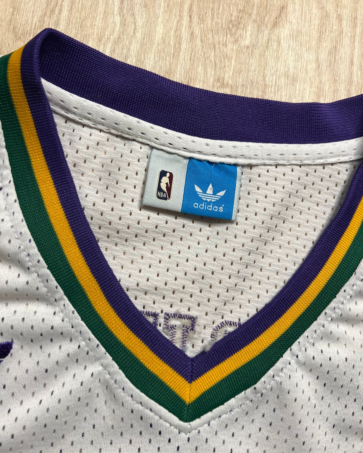 2000's Utah Jazz Retro John Stockton Adidas Hardwood Classics Jersey