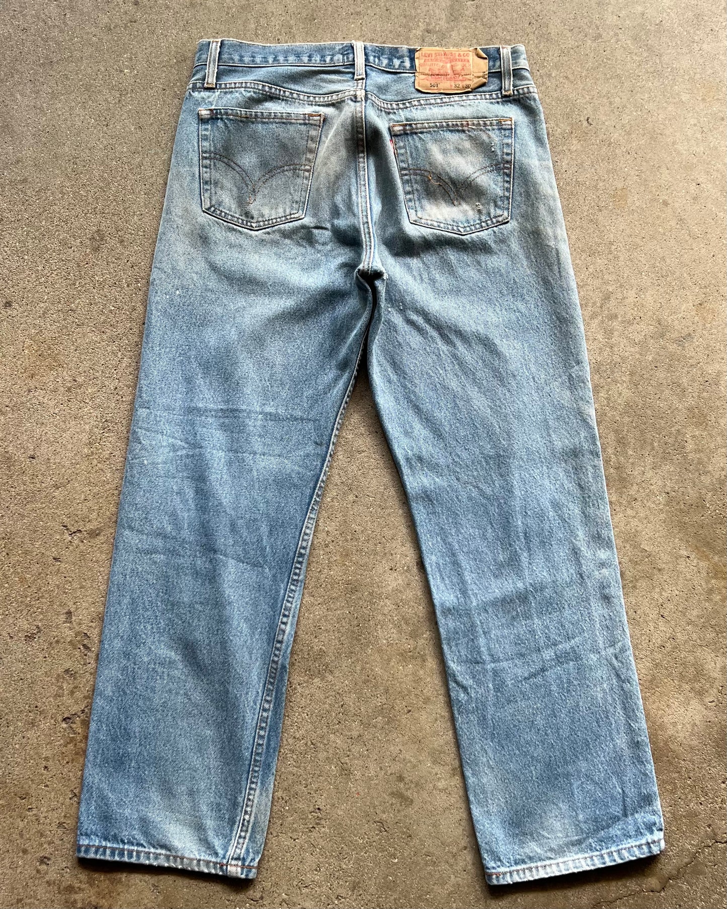 1990's Levis 501's Straight Leg Button Fly Denim Pants