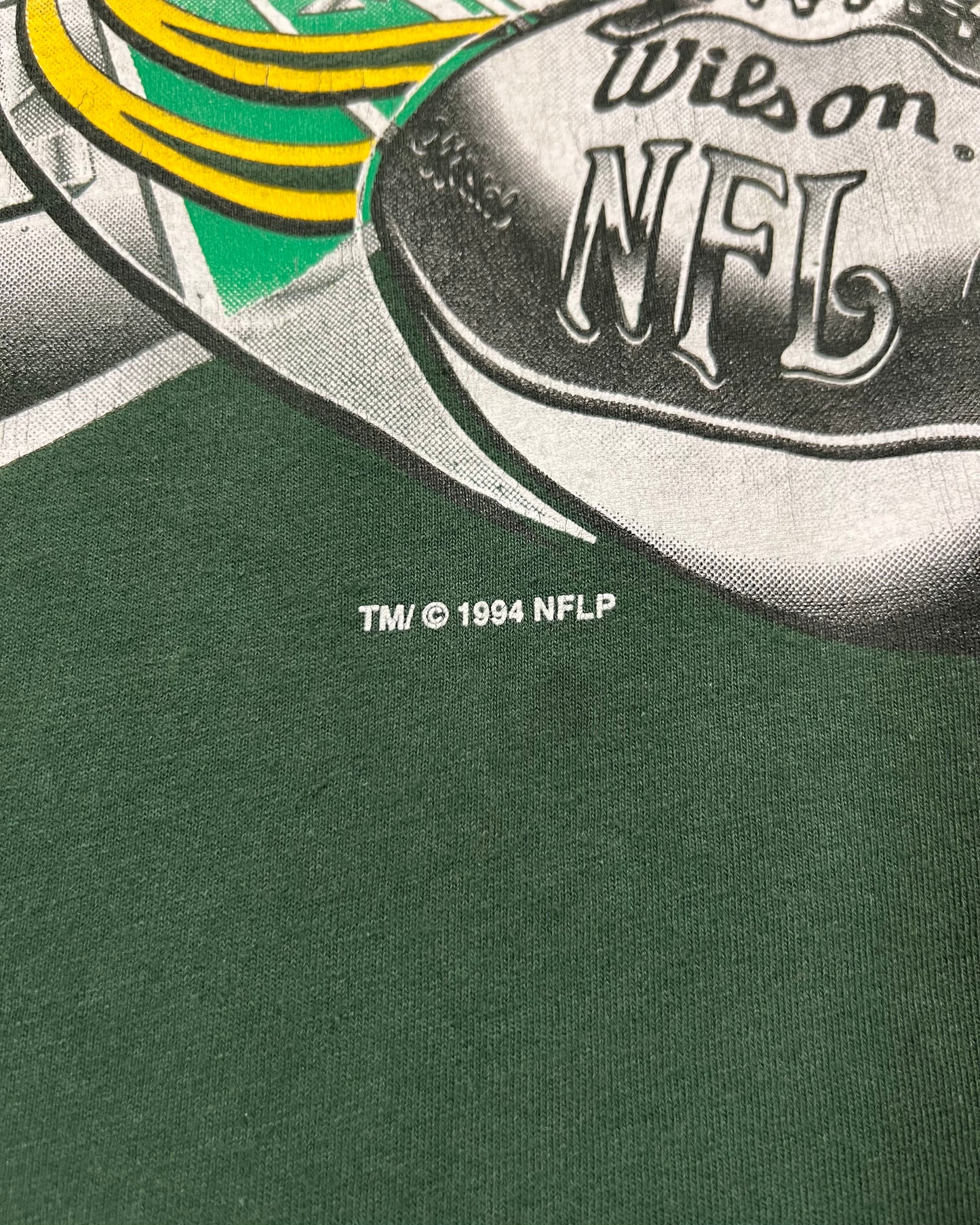 1994 Green Bay Packers Wilson Football T-Shirt