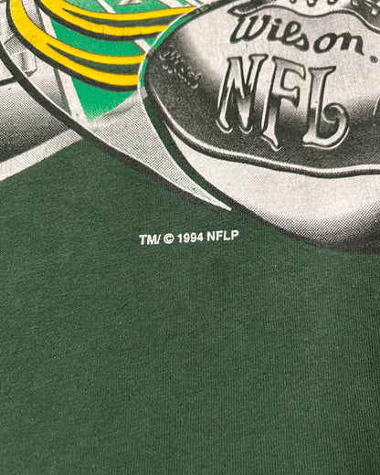 1994 Green Bay Packers Wilson Football T-Shirt