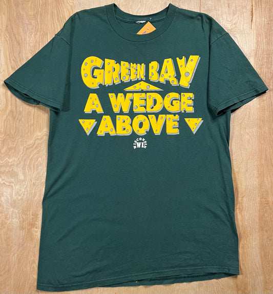 Early 2000's Green Bay Packers "A Wedge Above" T-Shirt