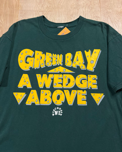 Early 2000's Green Bay Packers "A Wedge Above" T-Shirt