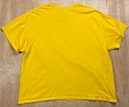 Early 2000's Nike Mini Swoosh Yellow T-Shirt