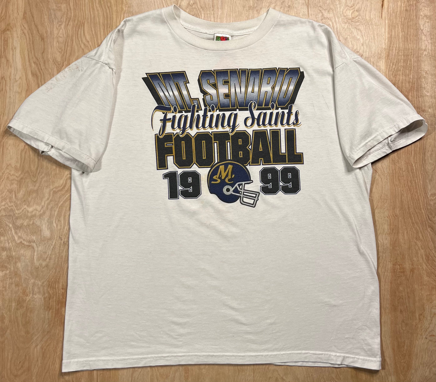 1999 Fighting Saints Football T-Shirt