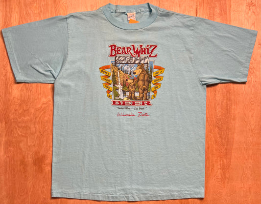 1990's Bear Whiz Light Beer Single Stitch T-Shirt