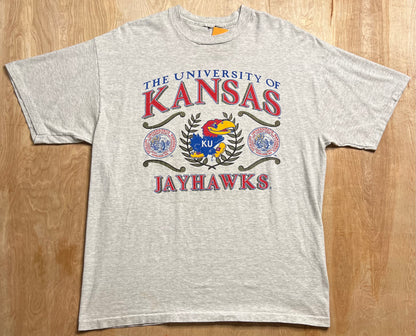 1990's University of Kansas Jayhawks Single Stitch T-Shirt