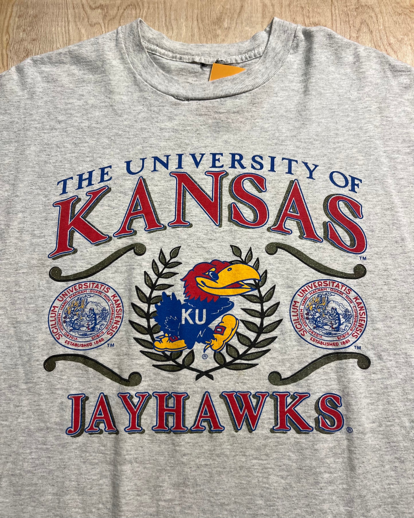 1990's University of Kansas Jayhawks Single Stitch T-Shirt