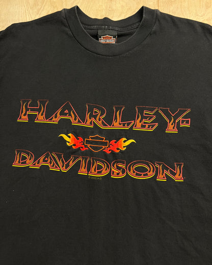 1990's Harley Davidson Onalaska, Wisconsin T-Shirt