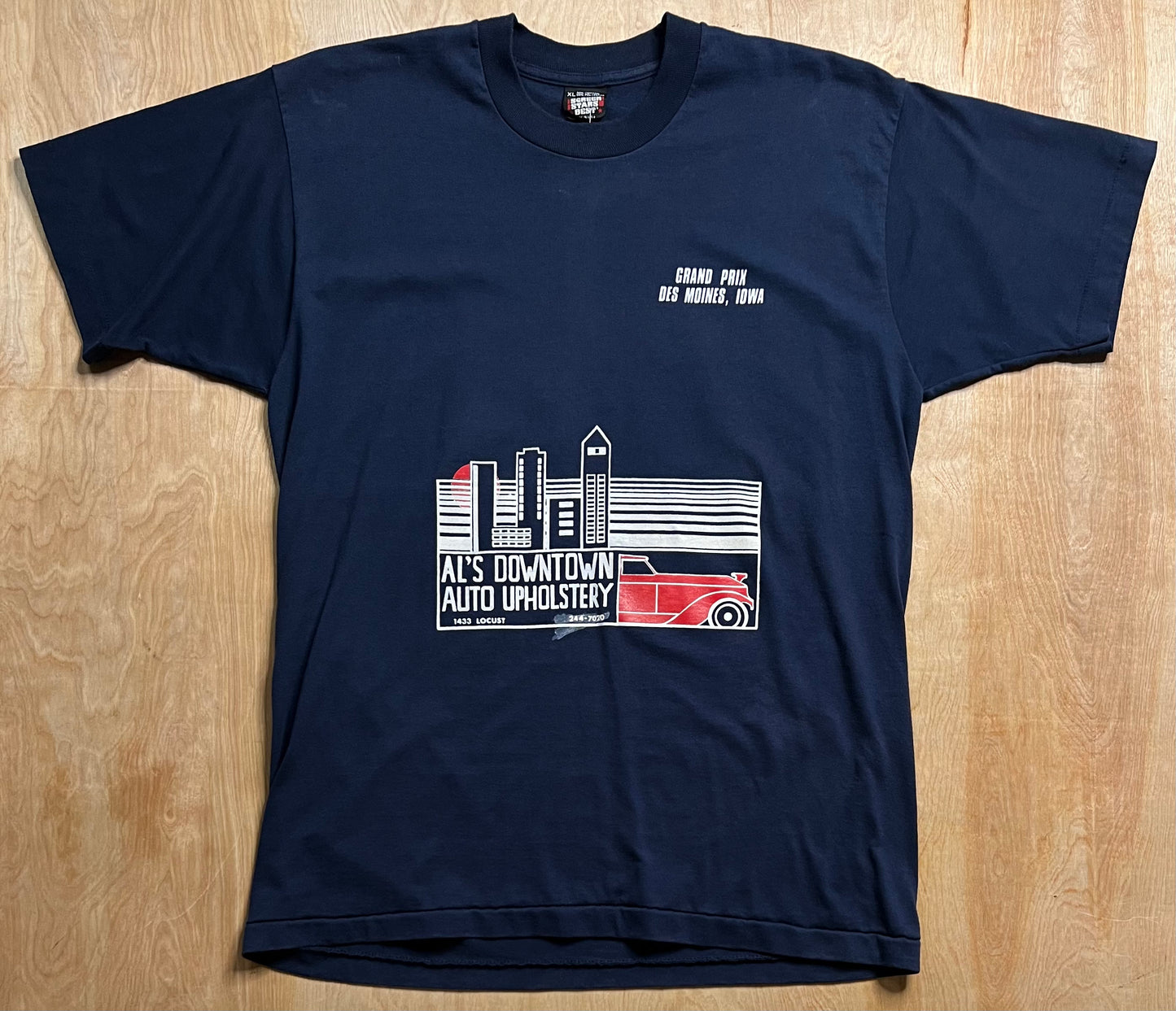 Early 1990's Grand Prix Des Moines, Iowa Single Stitch T-Shirt