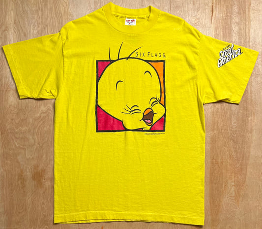 1992 Tweety Bird X Six Flags Single Stitch T-Shirt