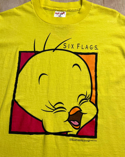 1992 Tweety Bird X Six Flags Single Stitch T-Shirt