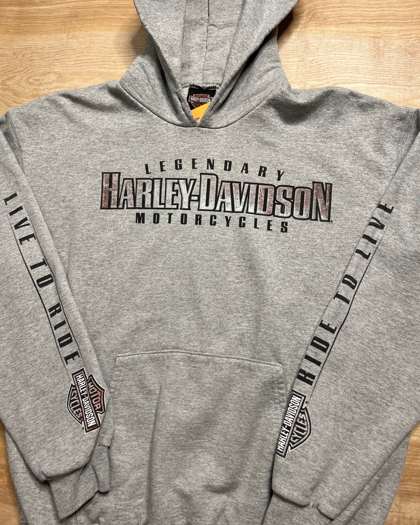 2000's Harley Davidson "Open Road" Fond du Lac, Wisconsin Hoodie