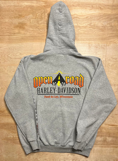 2000's Harley Davidson "Open Road" Fond du Lac, Wisconsin Hoodie