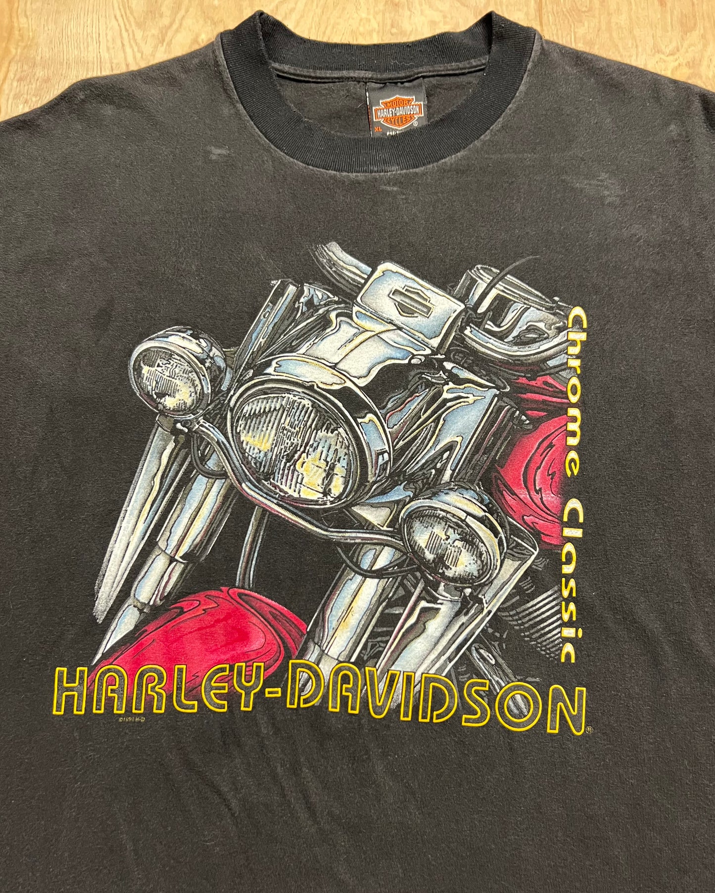 1998 Harley Davidson "Chrome Classic" Grand Forks, North Dakota T-Shirt