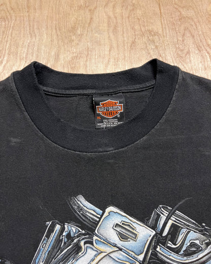 1998 Harley Davidson "Chrome Classic" Grand Forks, North Dakota T-Shirt