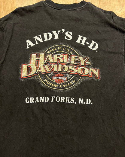 1998 Harley Davidson "Chrome Classic" Grand Forks, North Dakota T-Shirt