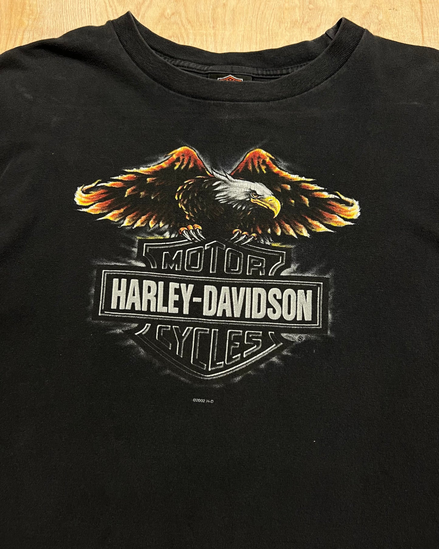 2002 Harley Davidson Eagle Eau Claire, Wisconsin T-Shirt