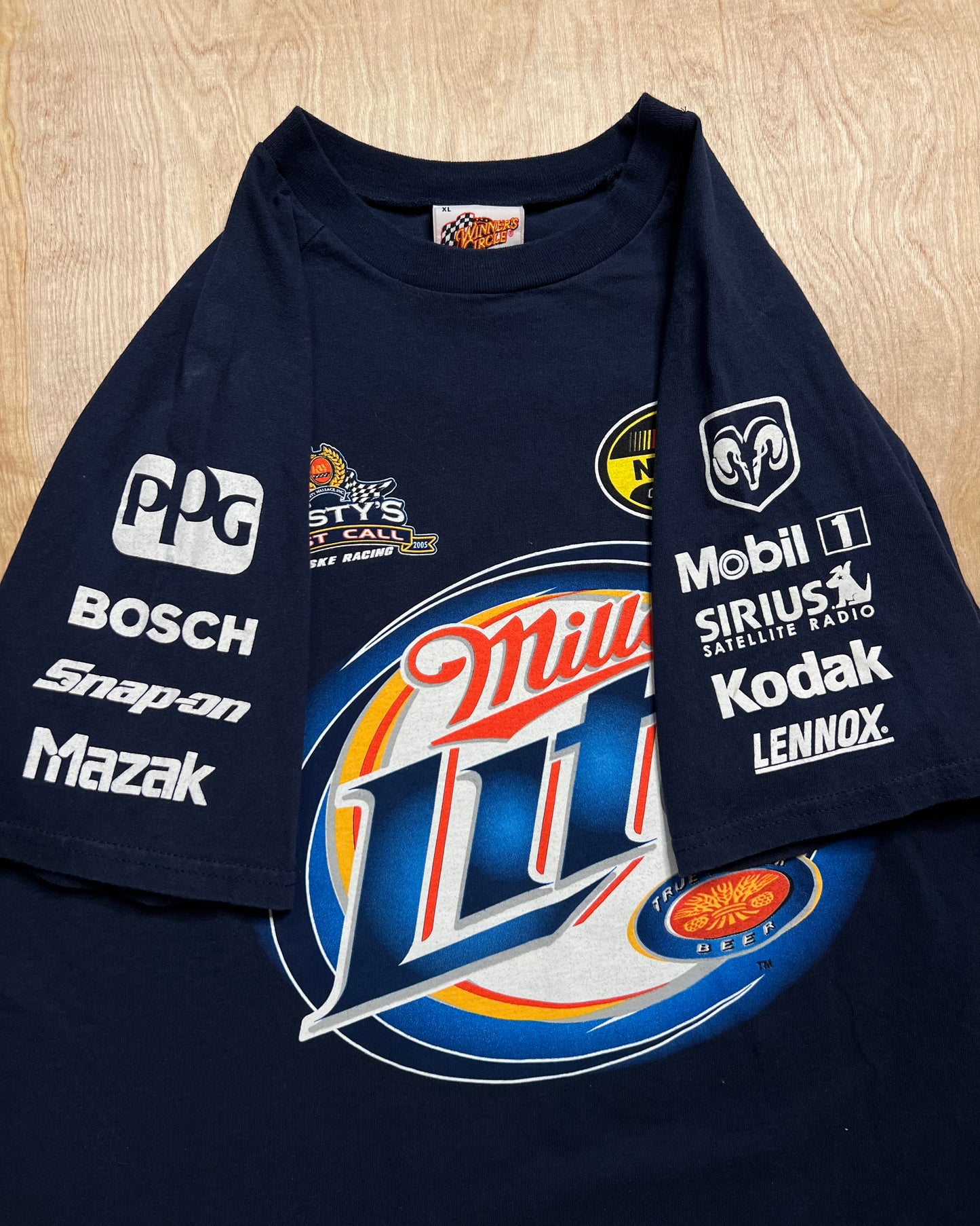 2005 Miller Lite Rusty Wallace "Rusty's Last Call" T-Shirt