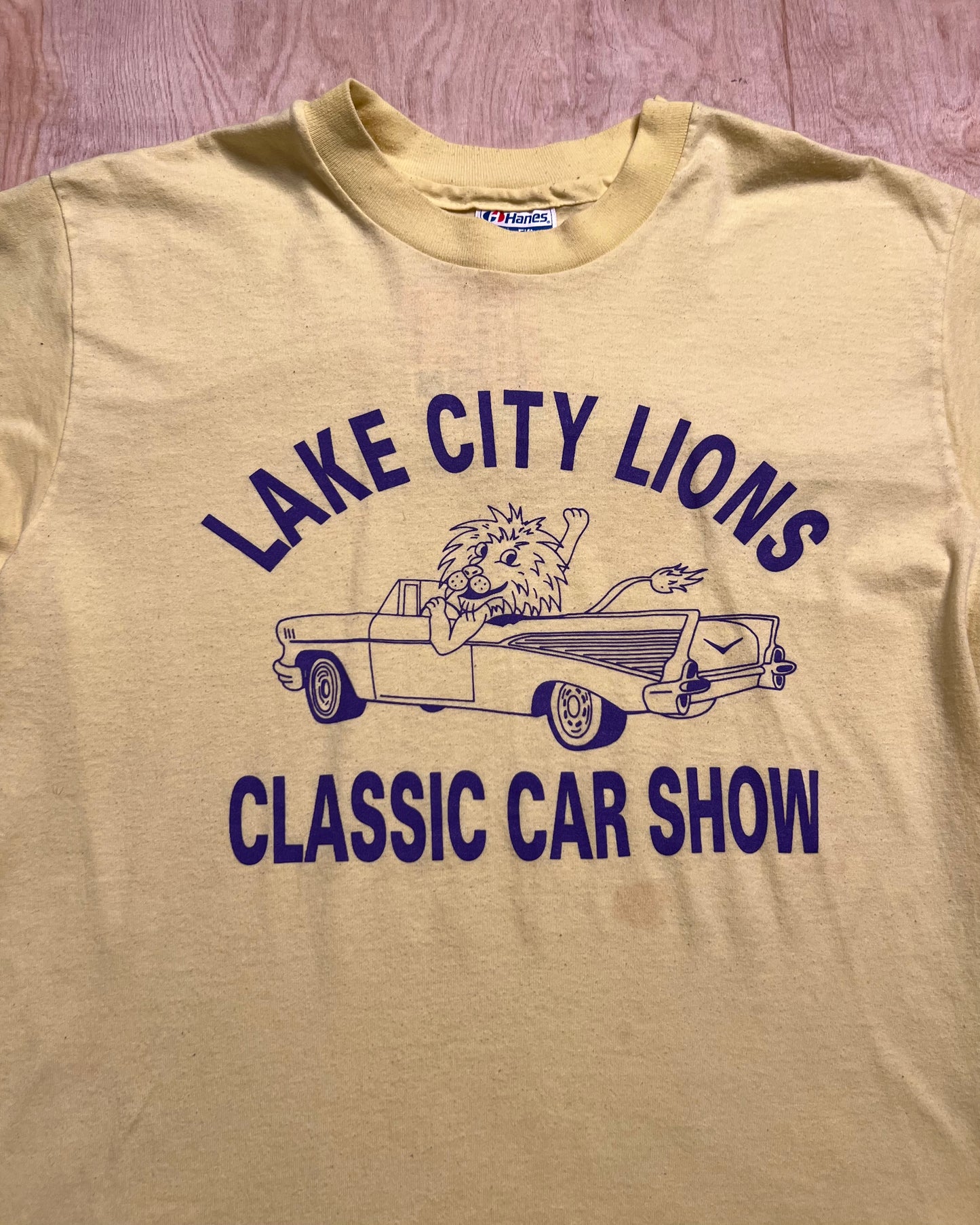 1990's Lake City Lion's Classic Car Show Single Stitch T-Shirt